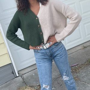 Jun & ivy crop cardigan